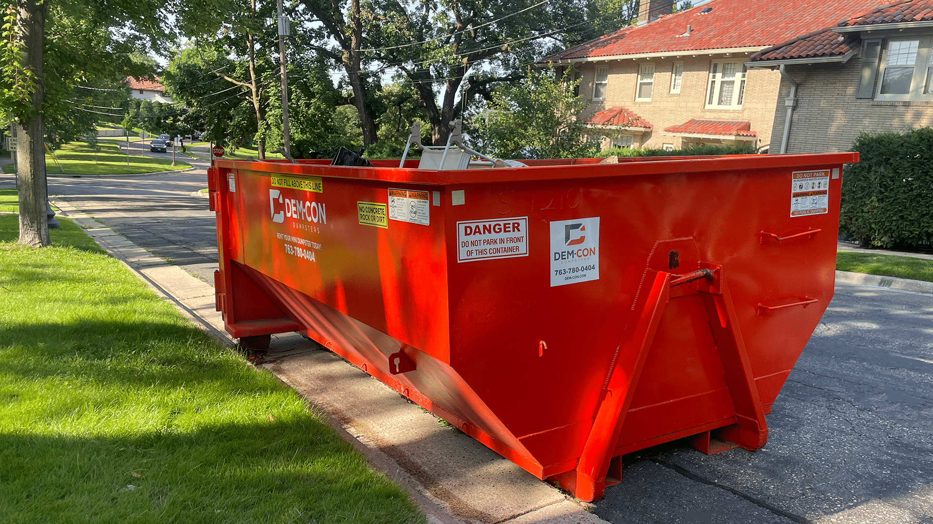 residential dumpster